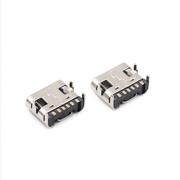 Micro tipo Alfinete SMD 3.1mm SMT fêmea de USB dos conectores 6 de C