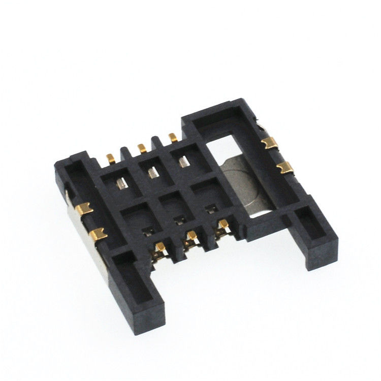 Tipo conector da inserção de cartão de Sim Cartão Soquete Conector 6 Alfinete Height 2.9mm