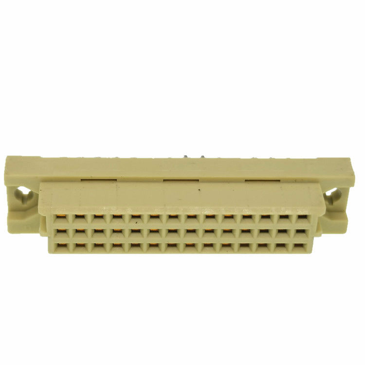 O terminal reto fêmea vertical do C encobriu a placa do PWB de Alfinete For do conector 42 do encabeçamento