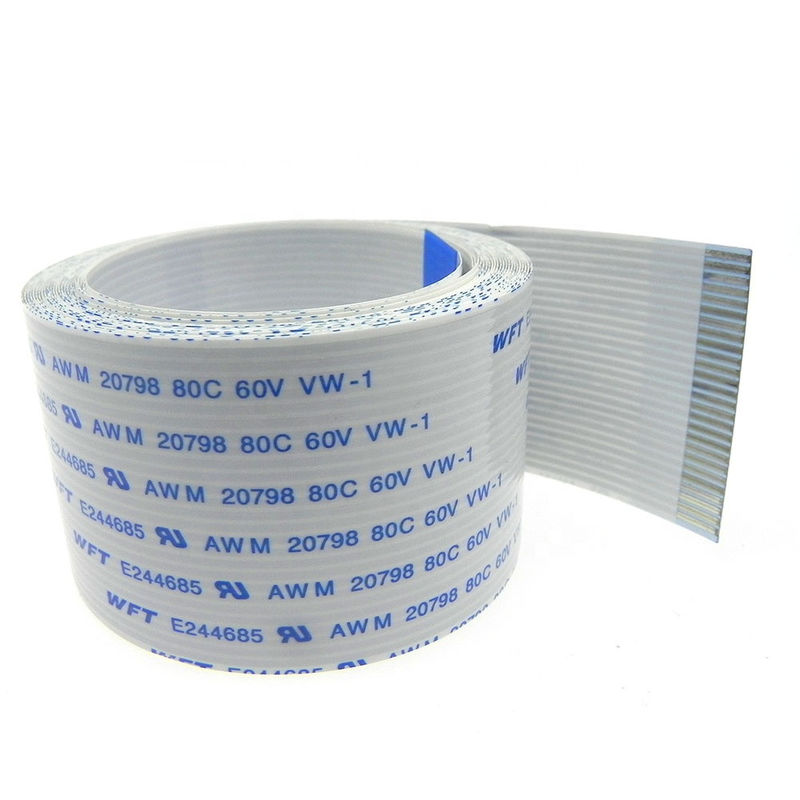 impressora longa de Alfinete Flex cabo For 3D do cabo liso 30 do passo 2800mm FFC de 1.0mm