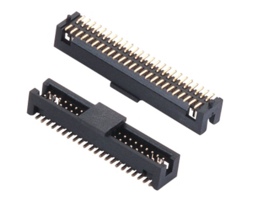 Alfinete de UL94V-0 SMT 60 conector do encabeçamento da caixa de 2,54 milímetros para o auto equipamento