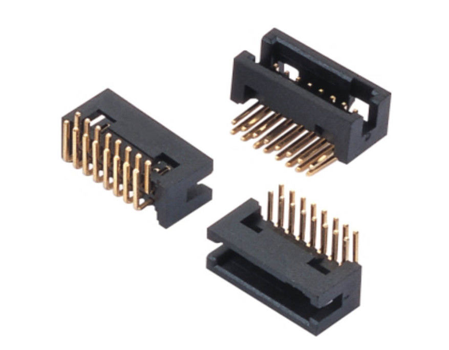 fio do grau PA6T do conector 90 do encabeçamento da caixa de 2.0mm ao conector do PWB