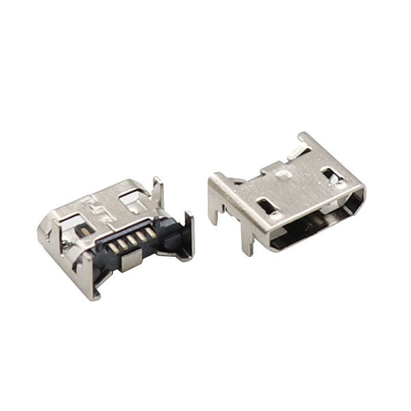 Micro USB conectores 5 Alfinete FeMasculino Soquete Legs Inserting Seat Jack Plate de UL94V-0