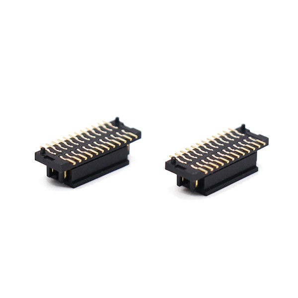 Tipo dobro de Alfinete Cabeçalho SMT da fileira do conector fino do PWB BTB do passo do afastamento 0.8mm