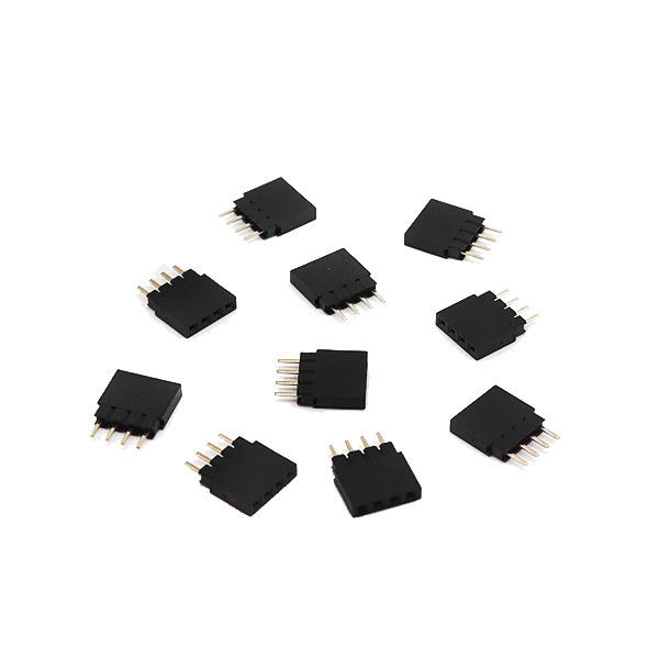 Única fileira 4 Alfinete FeMasculino Cabeçalho Conector 2.0mm Alfinete FeMasculino Cabeçalho Soquete