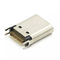 Conectores de soquete fêmea 24P USB 3.1 TIPO C 180 graus para PCB de 1,0 mm