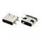 16 pinos USB 3.1 receptáculo reversível tipo C fêmea conector SMT