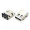 Liga de cobre USB conector fêmea SMT tipo 24 pinos USB 3.1 C soquete