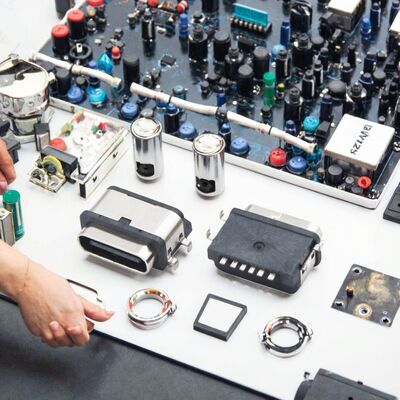 Plugue USB Tipo C Conector macho Porta de carregamento Velocidade de transmissão rápida 5A