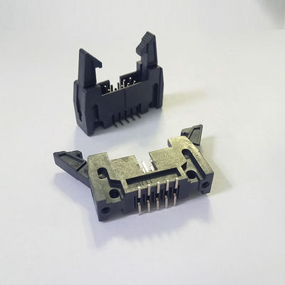 Conector dobro 2.54mm do encabeçamento de SMT do ejetor da fileira 68 Alfinete Right Angle Alfinete Cabeçalho