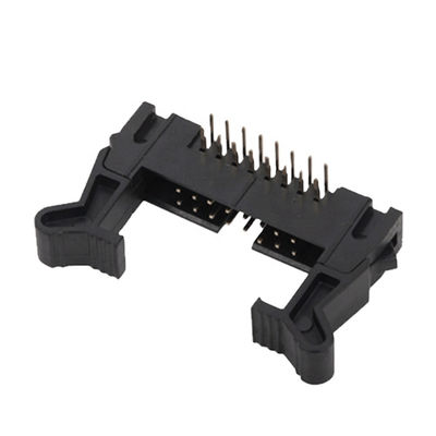Passo duplo encoberto 32p do conector 2.0mm de Alfinete Cabeçalho Right Angle Cabeçalho da fileira do ejetor