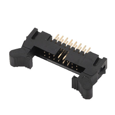 tipo encoberto ejetor Alfinete 16p do MERGULHO do conector do encabeçamento do passo de 2.0mm de 2x8